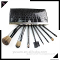 Black color 7 pcs personalized high quality make up brushes